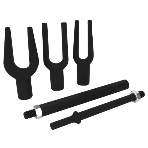 Performance Tool W83053 5-Piece Interchangeable Pickle Fork Set for Tie Rods, Ball Joint Removal, Pitman Arms, Suspension Pry Bar Set, Air Hammer Tool, Carrying Case