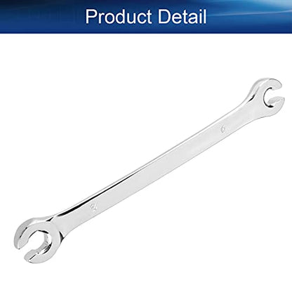 Heyiarbeit Flare Nut Wrench, 6mm x 8mm Metric Double Open End, 1 Pcs - size: 6*8mm, style: 1PC