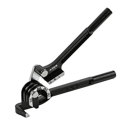 ARES 10028 – 180 Degree Tubing Bender – Fits 1/4-Inch (6mm), 5/16-Inch (8mm), and 3/8-Inch (10mm) Diameter Tubing – High Visibility Degree Markings - size: 180 Degree Tubing Bender