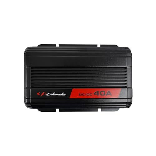 Schumacher Electric SDC371 Smart Battery Charger and Maintainer - 40A 12V DC-DC Smart Charger - Standard, AGM, Gel, Calcium & Lithium Battery Charger - Use with Solar Panels or Vehicle Alternator - style: SDC371