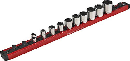 Mechanic's Time Savers Lock-A-Socket Tool Organizer: Magnetic Locking Socket Rack, 3/8" Drive Sockets - size: 3/8" Drive Sockets