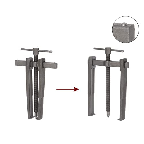 HARFINGTON 2-Jaw Gear Puller 6.5" High Carbon Steel Separate Lifting Device for Bearings - size: 6.5"