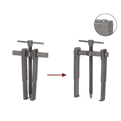 HARFINGTON 2-Jaw Gear Puller 6.5" High Carbon Steel Separate Lifting Device for Bearings - size: 6.5"