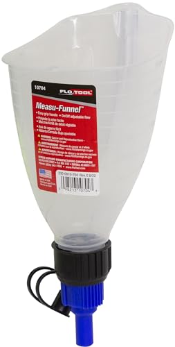 Hopkins FloTool 10704 Measu-Funnel with On/Off Spout, Black