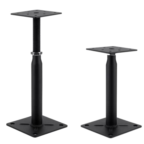 2 Pack Adjustable Support Jack for The Floor,Floor Beam Leveler,RV Step Stabilizer,Mini Screw Jack- Post 7" to 10" - size: 7"-10"