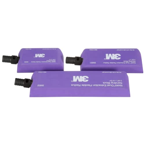 3M™ Hookit™ Dust Extraction Flexible Radius Sanding Block Kit 35833 - size: Kit, style: Curved
