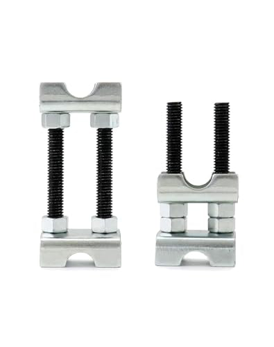 QWORK 2-Way Adjustable Spring Spacer, Spreads or Compresses Coil Springs, 8 Pack Mini Coil Spring Compressor Strut Shock Absorber - size: 8 Pack