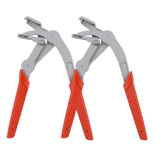 Automotive Clip Removal Tool & Trim Removal Pliers with Non-Slip Grip,Multi-Functional Car Clip Pliers Tool for Door Panels, Trim Clips, Rivets & Interior Panels Without Damage (2 Pack) - color: 2 Pack