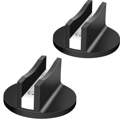 Magnetic Jack Pads, 2PCS, Black | Aluminum Alloy, Universal, 0.45'' Slotted Width, Pinch Weld Jack Adapter for Floor Jacks, Bottle Jacks, Scissor Jacks - color: Black 2 Pack