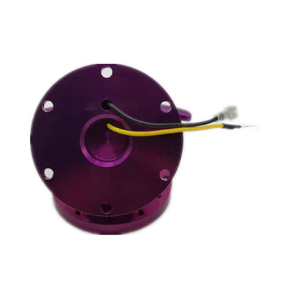 Tilt Racing Steering Wheel Quick Release Hub Kit Adapter Body Removable Snap Off Boss Kit (Purple) - color: PURPLE