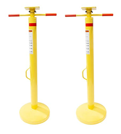 Mytee Products (2 Pack) Semi Trailer Stabilizing Jack Stand 50,000 Lbs Static Capacity