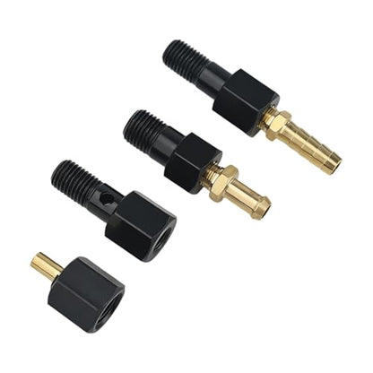 Diesel Fuel System Test Fitting Adapter Kit Compatible with 5.9L Cummins Diesel 9011 9012 9013 9014 – High-Pressure Fuel Pressure Test Adapter Set, Durable Brass Construction