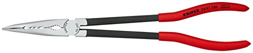 Knipex Tools 28 81 280 11" Extra Long Needle Nose Pliers - Angled, - style: Angled Head