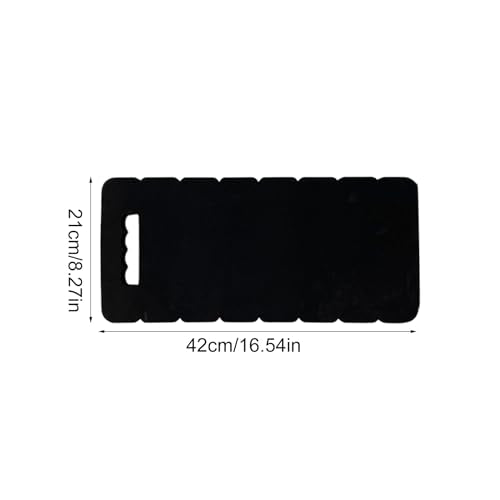 Thick Kneeling Pad - EVA Foam Garden Kneeler Mat | Foam Thick Mat | Gardening Kneeling Pad | Non-Slip Bathroom Mat Yoga Exercise Multifunctional Cushion EVA Car Repair Pad, 42x21x2cm, Black - color: Black
