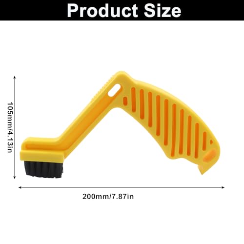 Polishing Pad Cleaner Tool, Yellow | Versatile Foam Pad Brush, Stiff Nylon Bristles Cleaning Brush for Car Auto Detailing/Detailing Enthusiasts - size: Yellow-1p