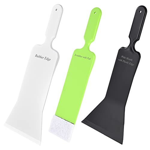 EHDIS Window Tint Bulldozer Squeegee Scrubber Paddle Squeegee, Long Handle Flat Glass Bulldozer Tint Tool for Car Front Windows Rear Glass Cleaning, Auto Window Tinting Car Glass Film Installation