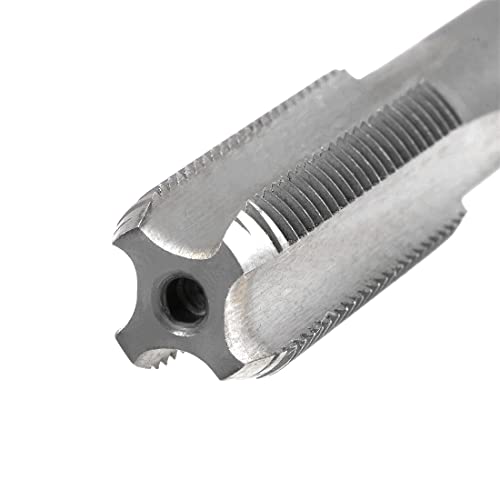 uxcell Metric Hand Tap M12 Thread 1 Pitch 4 Straight Flutes H2 Alloy Tool Steel Bottom & Taper Screw Tap Set Tapping Tools for Repairing 1 Pair - size: M12 x 1
