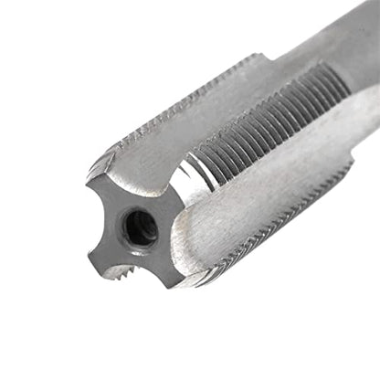 uxcell Metric Hand Tap M12 Thread 1 Pitch 4 Straight Flutes H2 Alloy Tool Steel Bottom & Taper Screw Tap Set Tapping Tools for Repairing 1 Pair - size: M12 x 1
