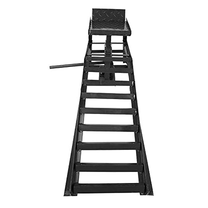 TYFYB 2 Pack Black 10000lbs Capacity Low Profile Car Lift Service Ramps Truck Trailer Garage Automotive Hydraulic Lift Repair Frame Lift Height Hydraulic Vehicle Ramps, CY0665