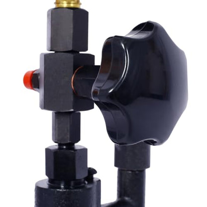 Diesel Injector Tester, Professional Fuel Injector Nozzle Tester for Tractors, Fuel Pressure Tester with Dual Scale Gauge, Precise Diesel Compression Tester, Complete Accessory Kit (600Bar/8000PSI) - size: 600Bar/8000PSI