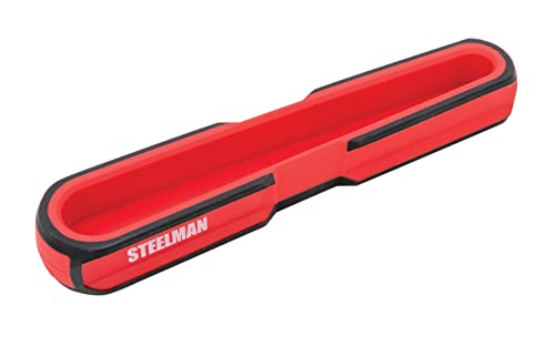 Steelman 75104 Small 6-Inch Long Magnetic Steel Socket Storage and Parts Accessory Tray - size: 1- pc Small 6-Inch Long