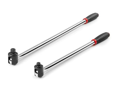 TEKTON 3/8, 1/2 Inch Drive Breaker Bar Set, 2-Piece | SBH99201 - size: 2-Piece (3/8 in., 1/2 in.)