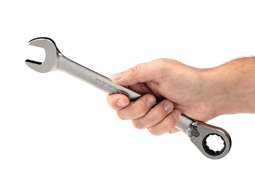 TEKTON 22 mm Reversible 12-Point Ratcheting Combination Wrench | WRC23422 - size: 22 mm, style: Metric