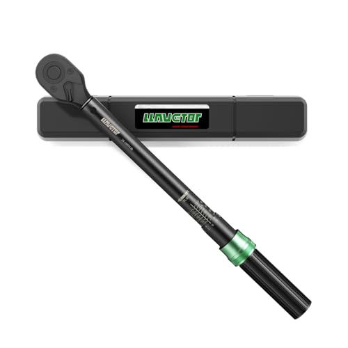 1/2-Inch Drive Click Torque Wrench, 25-165Ft.lb(20-220N.m), 72-Tooth Torque Wrenches with Dual Range Scales, ±3% High Precision Torque Wrench - size: 25-165 ft-lb (1 pc)