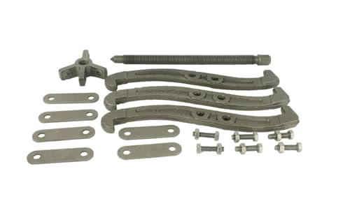 10" Gear Puller,3 Jaw Puller for Pulley Gear Bearing Flywheel Removal,2 Jaw / 3 Jaw Puller with Reversible Jaws, Bearing Puller Suitable for Automotive Repair and Industrial Maintenance (10in) - size: 10in