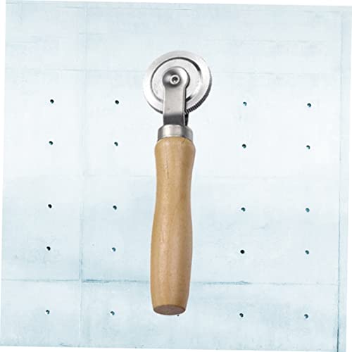 Wakauto Repair Tool Patch Roller Tool Tire Repair Patch Roller Repair Wooden Tire Repair Supplies With Wheels