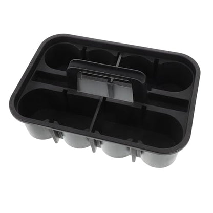 Ciieeo Large Plastic Cleaning Organizer Basket with Handle Durable Storage for Car Accessories and Cleaning Supplies Versatile Design for Repair Shops and Home Use