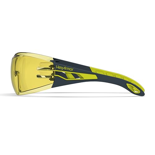 HexArmor MX200S Safety Glasses - color: Amber / Trushield