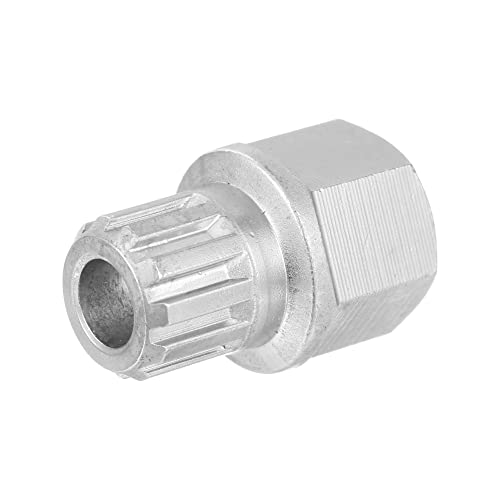 X AUTOHAUX 56/11PT Wheel Lock Key Lug Nut Anti Theft Wheel Lock Nut Screw Removal Key for VW for Audi