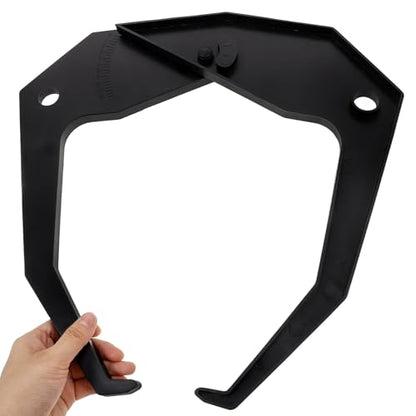 PRETYZOOM Portable Tire Balancer Caliper Measuring Tool for Tire and Wheel with Simple Operation and Damage Resistant Black Plastic Design for Personal Application and Vehicle Repair