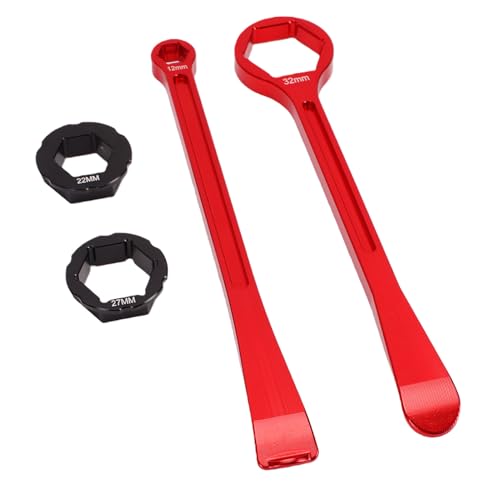 Cryfokt Tire Spoons Tool Set, High Strenght Aluminium Alloy Motorcycle Tire Combo Levers Set, Dual Function Motorcycle Changing Tool Kit for, Dirt Bike, Lawn Mower