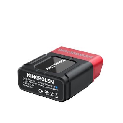 KINGBOLEN Ediag Link OBD2 Scanner Bluetooth,All System Bidirectional Scan Tool for iOS & Android,10+ Hot Reset Functions, Code Reader for Cars and Trucks,CANFD Protocol,FCA AutoAuth,1 Year Free Update
