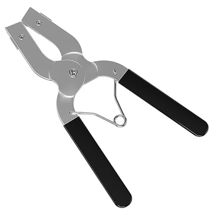 Moker Piston Ring Compressor Tool Kit 2-1/8 to 7 Inch 53mm-175mm with Plier | Piston Ring Installer Removal Kit,Spring Steel Construction