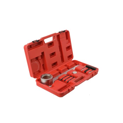 Crankshaft Pulley Removal Tool, Engine Crankshaft Pulley Crank Puller Installer Hold Tool,Crankshaft Pulley Removal and Fixing Tool Set Fit for Jaguar Land R-Over V8