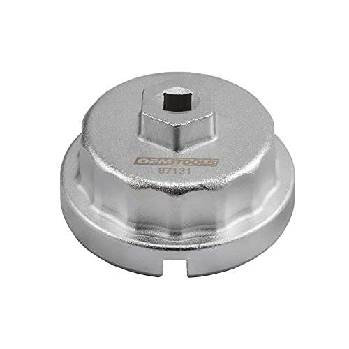 OEMTOOLS 87131 64.5 mm 14 Flute Oil Filter Wrench, Oil Filter Cap Wrench for 2.0 to 5.7L Engines, For Use with Toyota, Oil Cap Filter Wrench Prevents Slippage, Easy Cap Release - size: 64.5 mm/14 Flute