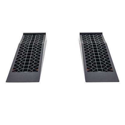 Low Car Ramps for Oil Change, 5,000 lb GAWR, 2.5" Lift, Black Widow