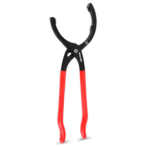 TOOLEAGUE 16" Oil Filter Pliers, Adjustable Oil Filter Wrench Removal Tool | for Most Cars,Trucks,Engine Filters(1 Pc) - size: 16 inches