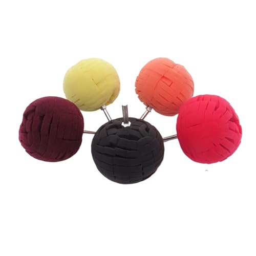 Car Polishing Pad Buffing Foam Sponge Cone Polisher Buffer Automotive Waxing Kit for Wheel Hub Headlight(Purple) - color: Purple