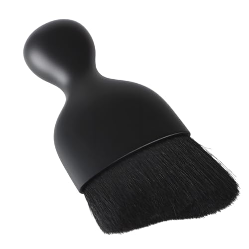 Car Detailing Brush, Soft Bristle Cleaning Brush, Scratch-Free Auto Duster Tool for Dashboard, Air Vents, Leather & Interior Cleaning (Black) - color: Black