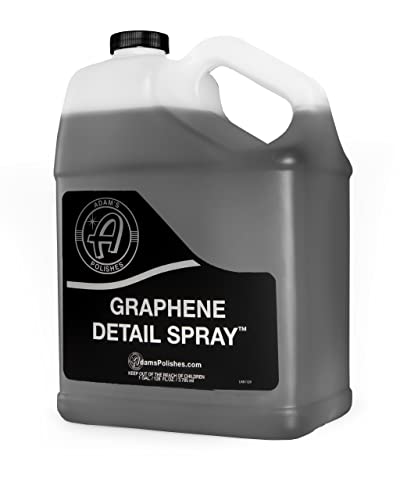 Adam's Polishes Graphene Detail Spray (Gallon) - Extend Protection of Waxes, Sealants, & Coatings | Waterless Detailer Spray For Car Detailing | Clay Bar, Drying Aid, Add Ceramic Graphene Protection - size: 128 Fl Oz (Pack of 1)