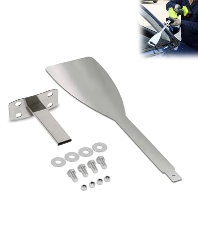 Windshield Removal Tool for Reciprocating Saws, Windshield Removal Blade (3"x12"), Auto Glass Removal Tool Includes A Scraper and Sheath, Sheath Makes Reciprocating Saw Cutting More Stable - color: Shovel knife