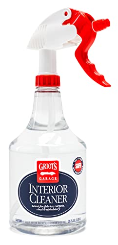 Griot's Garage Interior Cleaner Spray for Car Seats, Carpet, Upholstery Fabric, Floor Mat, Vinyl, Dashboard, Ideal for Truck, SUV, RV, Boat, and More, 11104, 35 Fl Oz - size: 35 Fl Oz (Pack of 1)