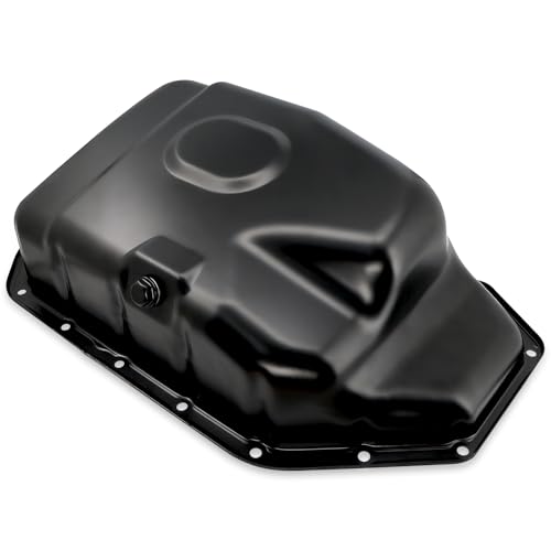 Engine Oil Pan Sump with Drain Plug, Compatible with Honda CR-V CRV 2002-2006, Honda Accord 2003-2007, Honda Civic 2002-2005, Element 2003-2011 & Acura RSX 2002-2006, 2.0L 2.4L, Replaces 11200RAAA00