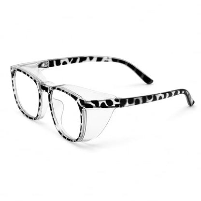 MORK&SUKY Safety Glasses, Stylish Goggles With No Fog Lense, Alternatives To Regular Protective Eyewear For Lab and Nursing. - color: Tortoise