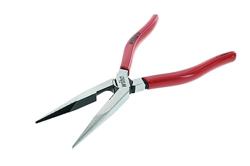 Wiha 32621 Long Nose Pliers With Cutters, 8-Inch
