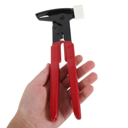 Garneck Heavy Duty Wheel Balancing Weight Plier Tire Repair Tool Kit with Hammer for Weights Tire Balancer Remover Pliers Portable and Compact Design